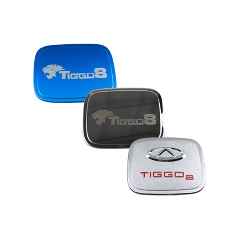 Chery Tiggo 8 Pro Max 2022 2024 Car fuel tank cap decoration stainless steel Modification accessories stickers Automobiles Parts