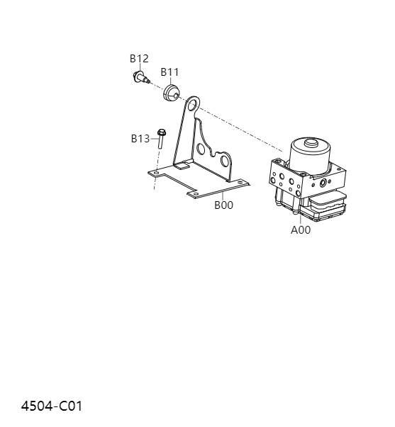 ABS control unit4504