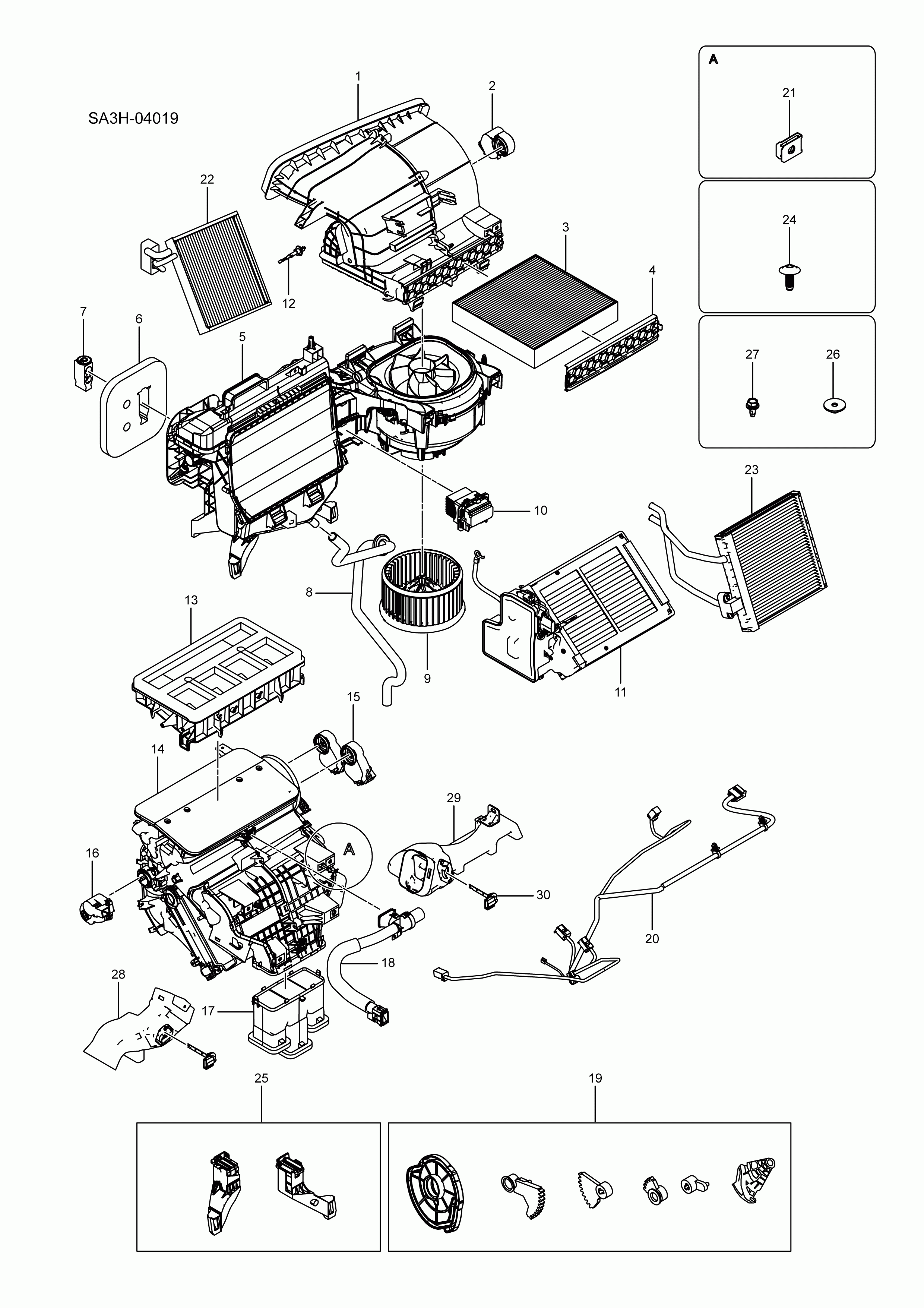 SA3HJ-04019 Air Conditioning System