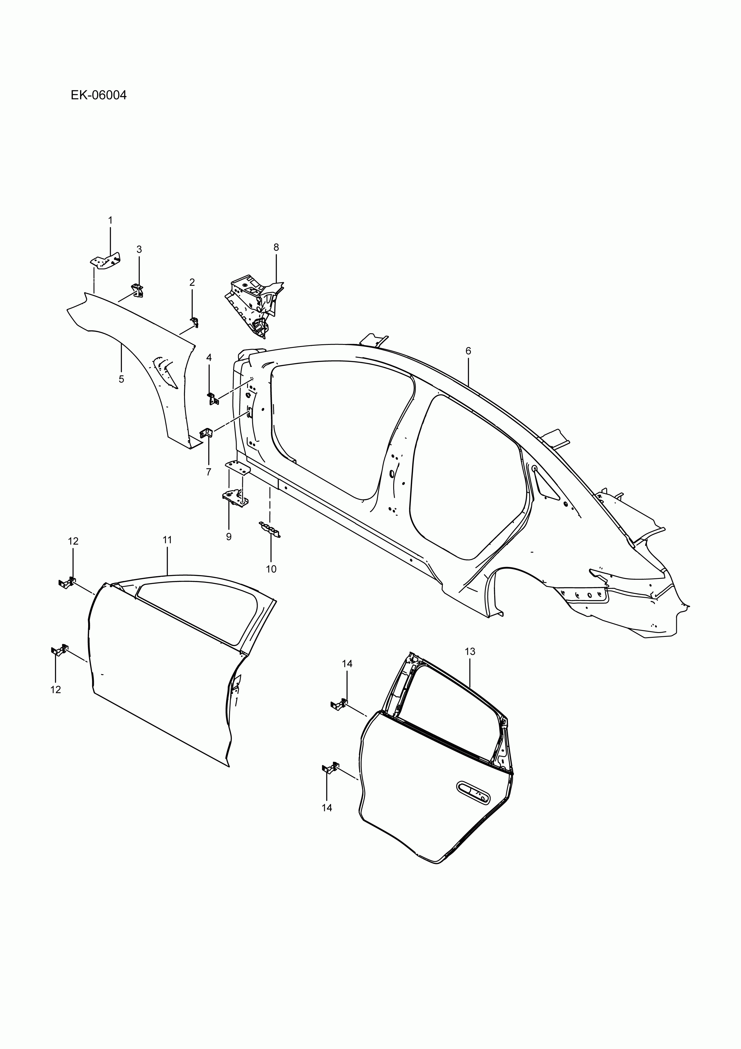 EK-06004 Side Panel and Door