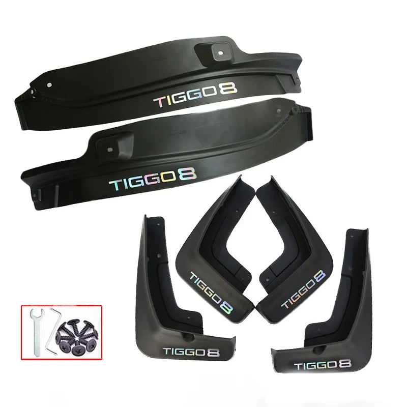 Chery Tiggo 8 Pro 2021 2023 mudguard modification Rear door baffle Car accessories Anti dumping mud accesorios para auto