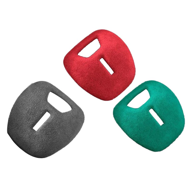 BYD HAN 2020-2024 Car Gear Shift Knob Cover Collars Protector Alcantara Overlay Hardshell Cap Ineriors