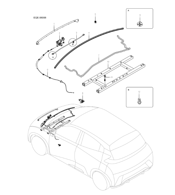 EQE-06008 Front Cabin Cover Accessories