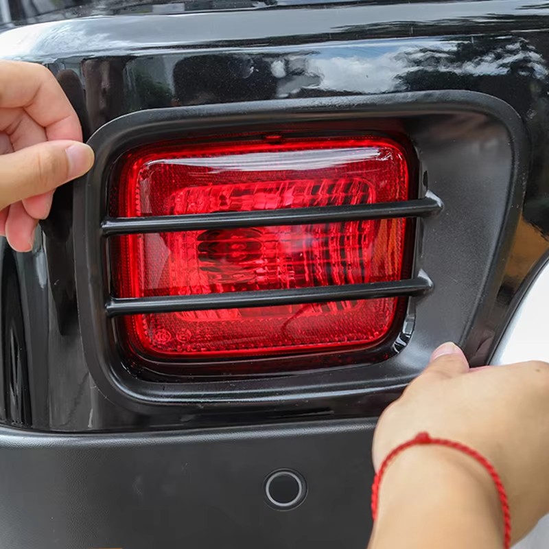 For Baic BJ40 Plus Ickx K2 2021-2022 Front and Rear Fog Lamp Cover Decoration Car Stickers Accessories for Vehicles