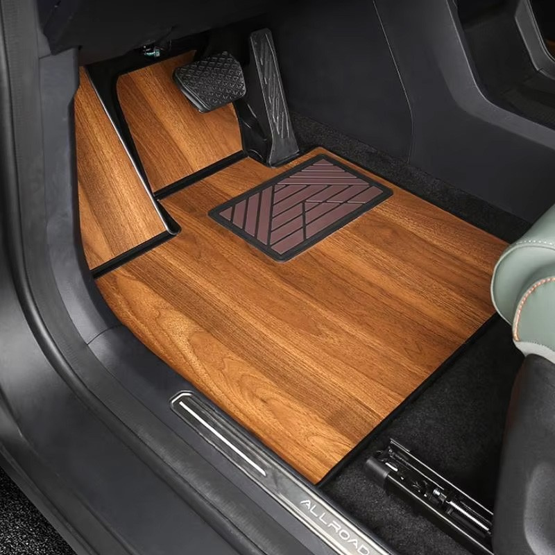 For Jaecoo J6 Chery Icar 03 EV 2024 2025 Wooden Floor Mat Automotive Parts Automotive Modification Parts