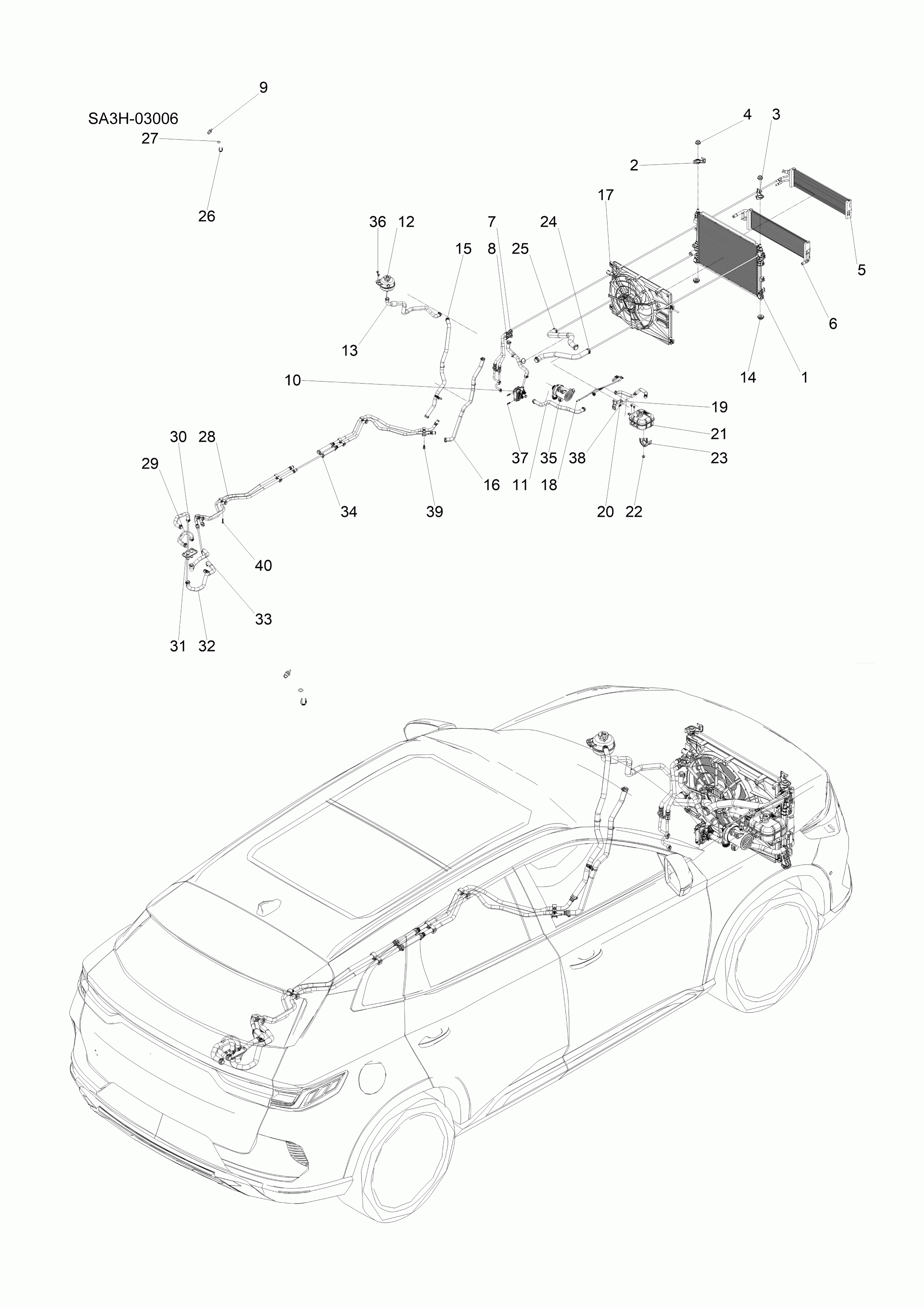 SA3HJ-03006 Cooling System