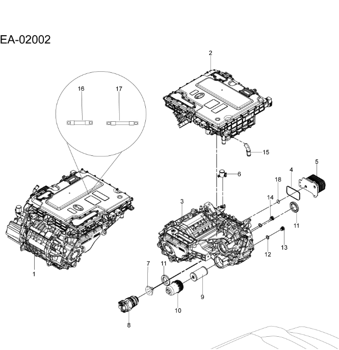 KEA-02002 Integrated Intelligent Rear Drive Assembly