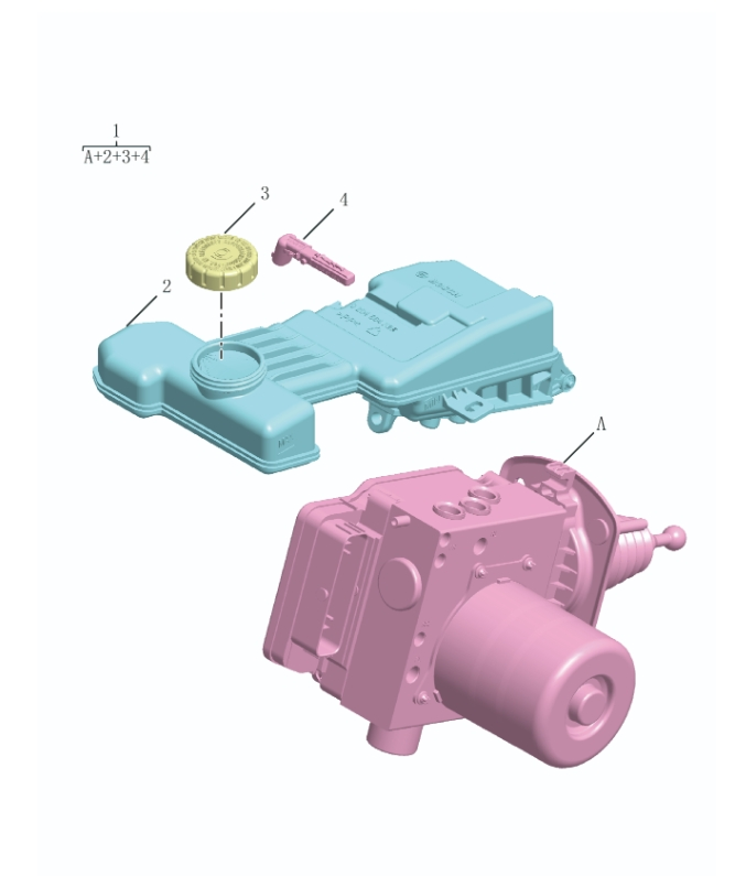 Vacuum booster and brake master cylinder4056