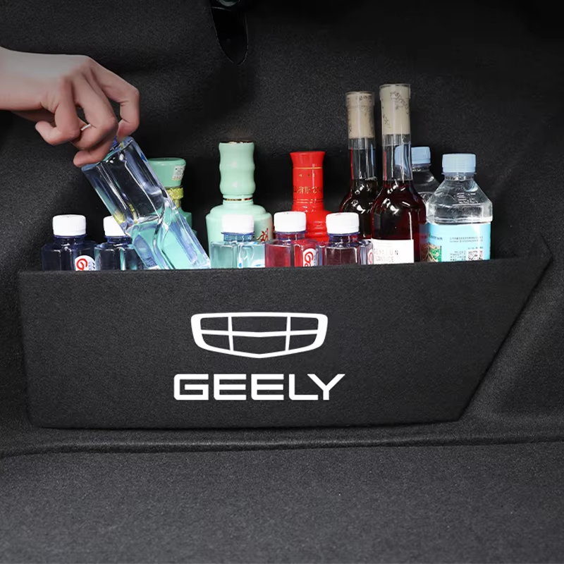 For Geely Coolray 2019-2023 BinYue Trunk Partition Car Accessory for Vehicles Stowing Tidying Storage Box Car Accessories