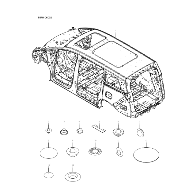 MREH-0MREH-06002 body main body5017 Label