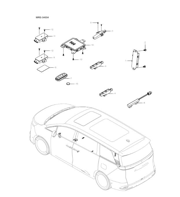 MREH-04004 Intelligent Key System