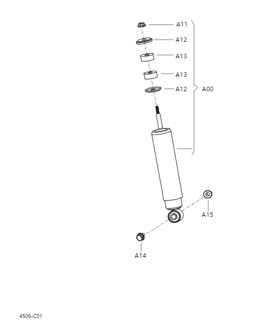 Front shock absorber4506
