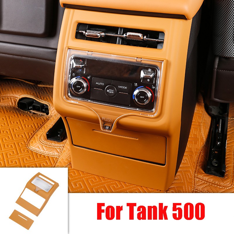 For Great Wall Tank 500 TANK 500 Car Rear Air Outlet Panel Protective Cover Interior Anti Kick Car Accessories
