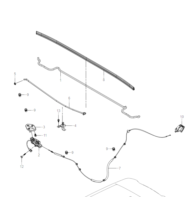 SC3E-06008 Front Cabin Cover Accessories