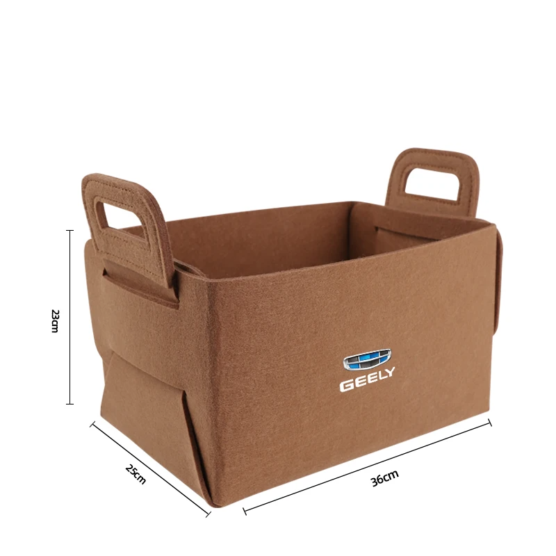 For GEELY Monjaro Manjaro Xingyue L KX11 Binyue C00L CoolrayGEELY Boyue L Atlas Car Trunk Storage Felt Storage Bag