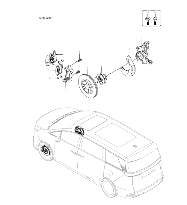 MREH-03017 Front Brake