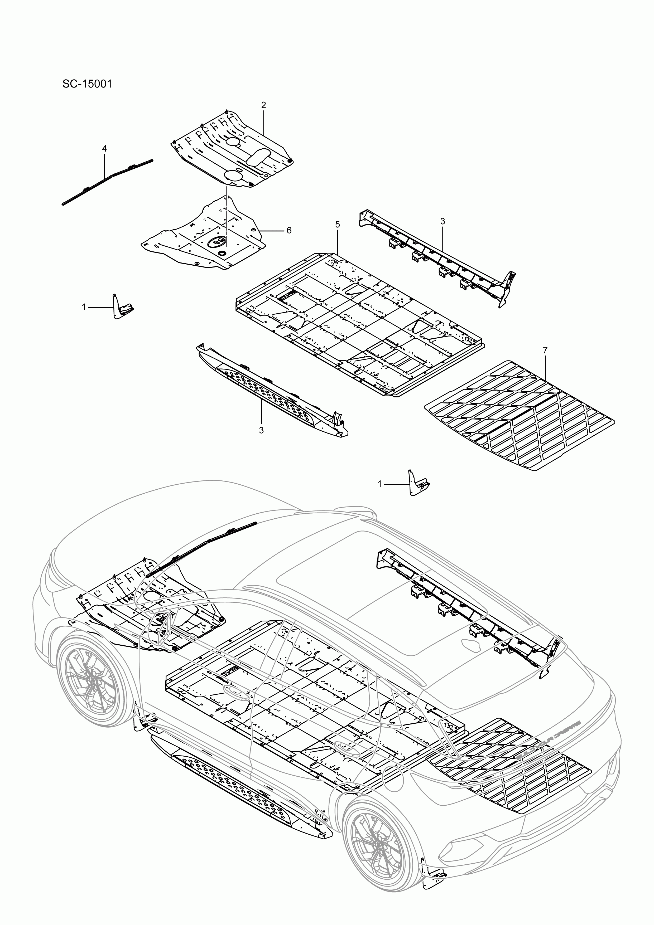 SC2E-15001 vehicle accessories