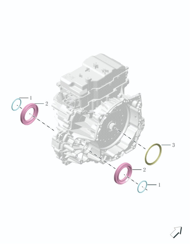 Automatic transmission differential3083