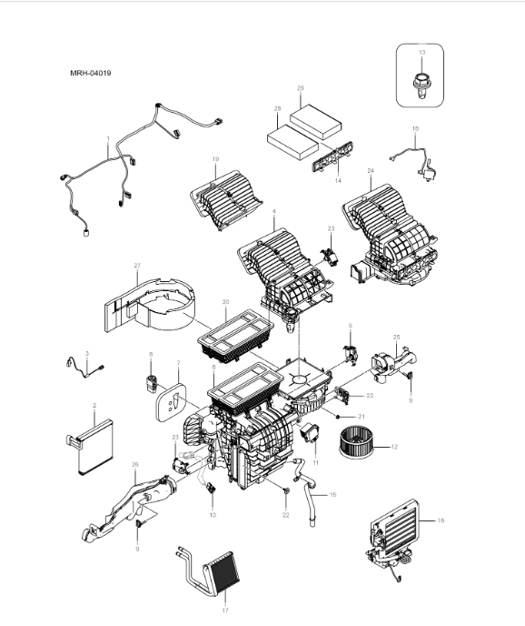 MREH-04019 Air Conditioning System 1