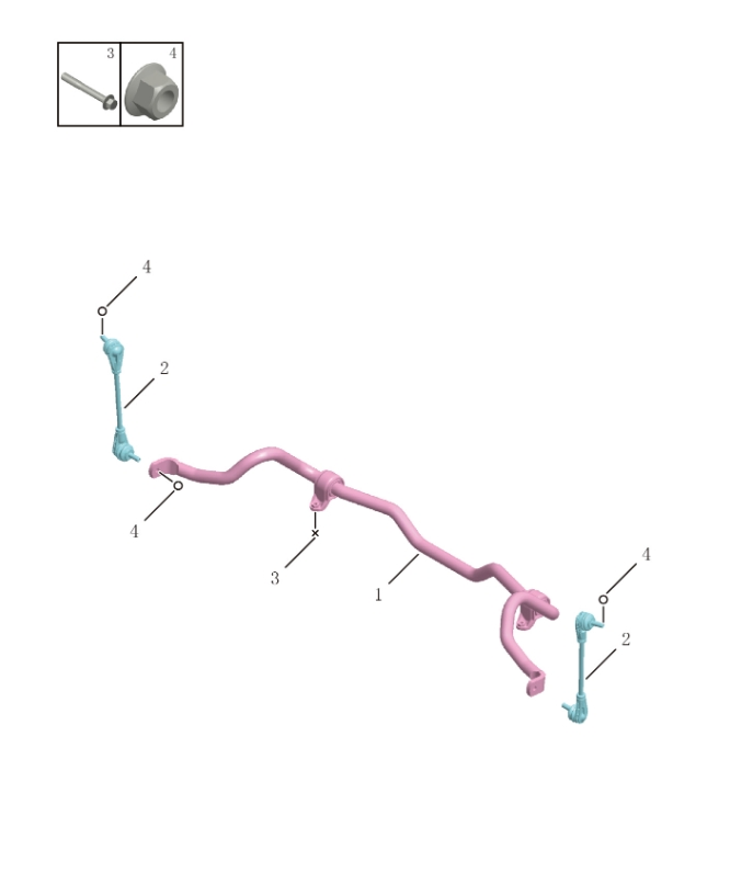 Front stabilizer bar4015