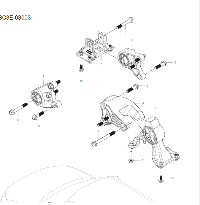 SC3E-03003 Suspension