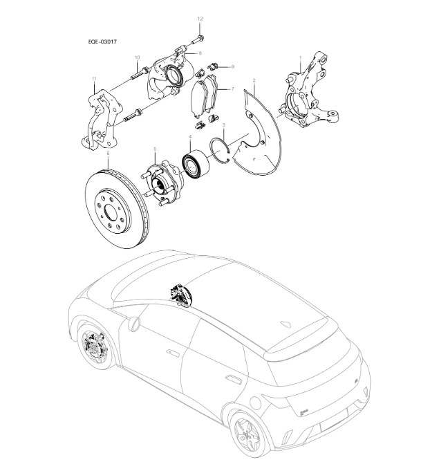 EQE-03017 Front Brake