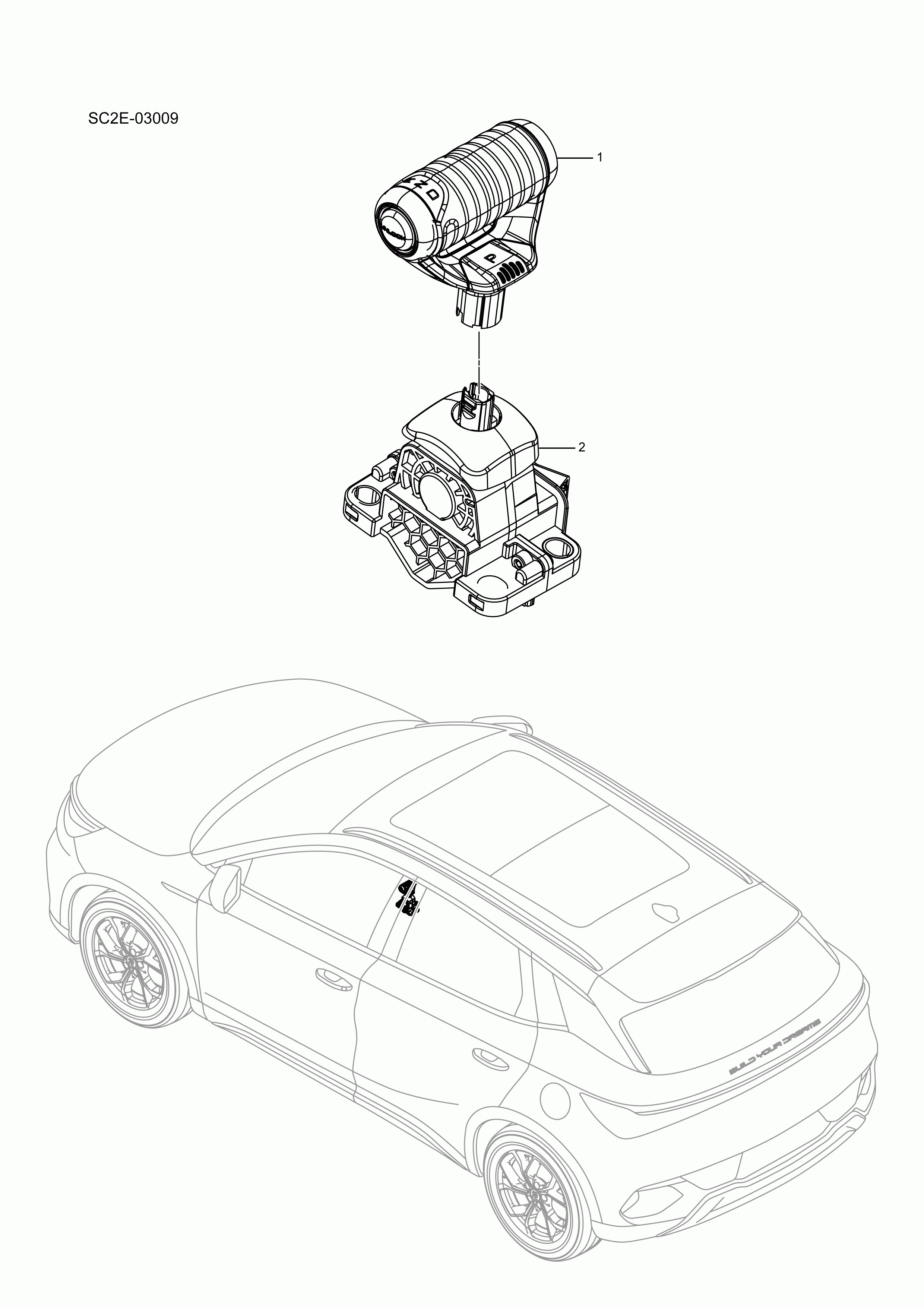 SC2E-03009 Shift Control Mechanism