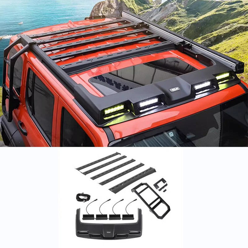 For Great Wall Tank 300 TANK 300 Luggage Rack Expansion Platform Roof Luggage Frame Spoiler Spotlight Modification Accessories