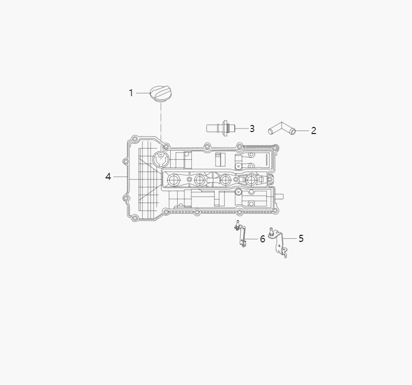 Valve cover, crankcase system2-1-5