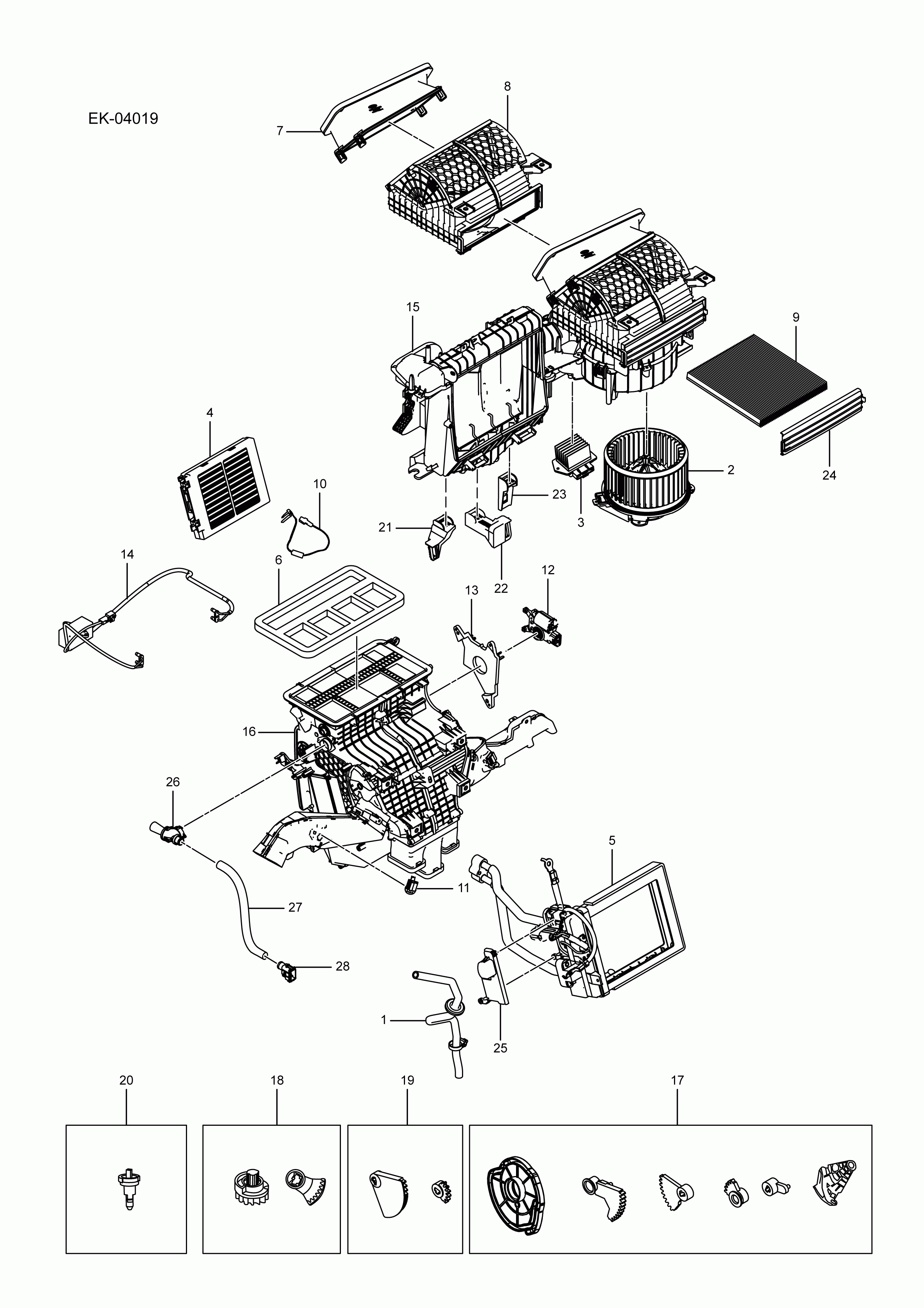 EK-04019 air conditioning system