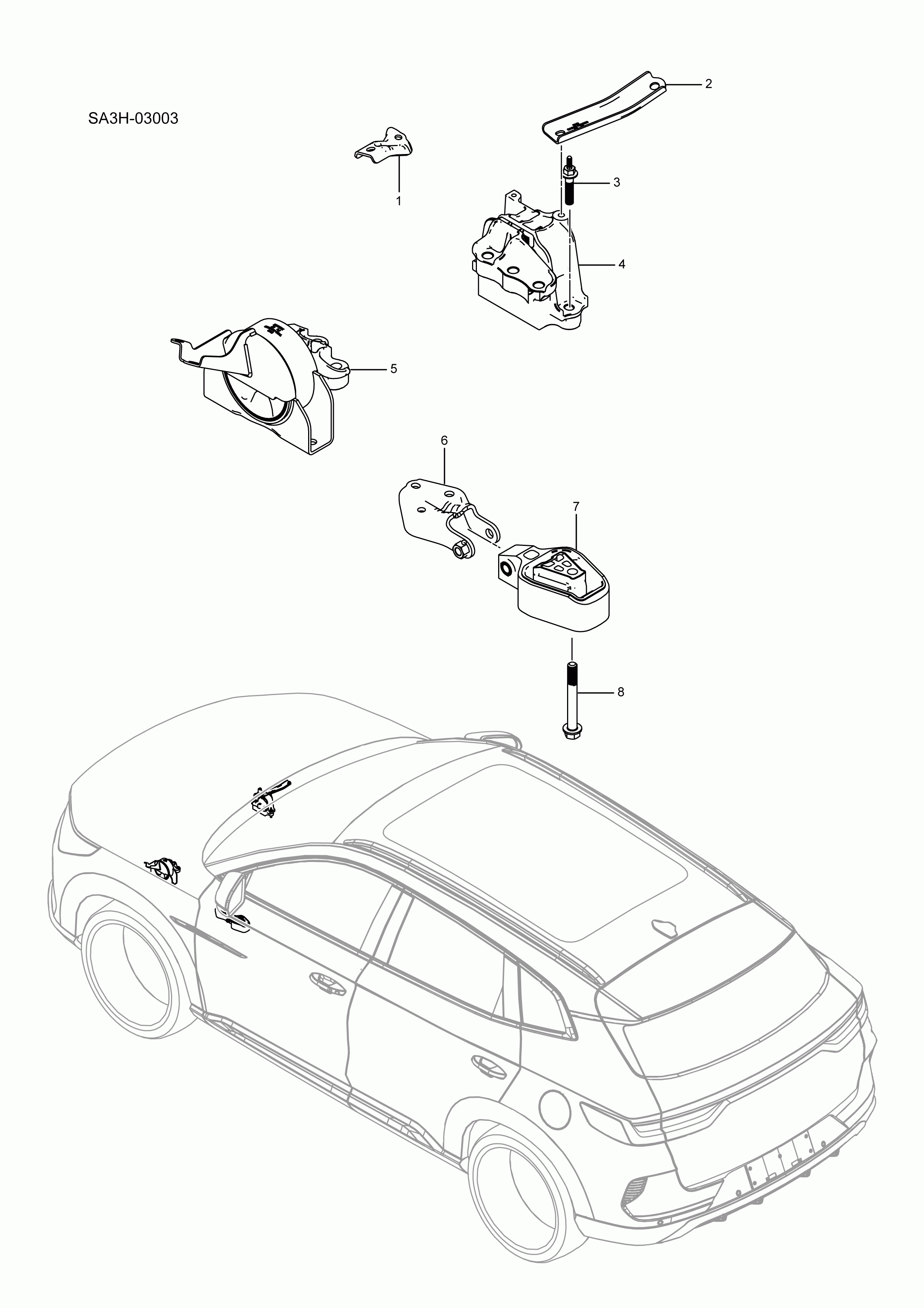 SA3HJ-03003 suspension
