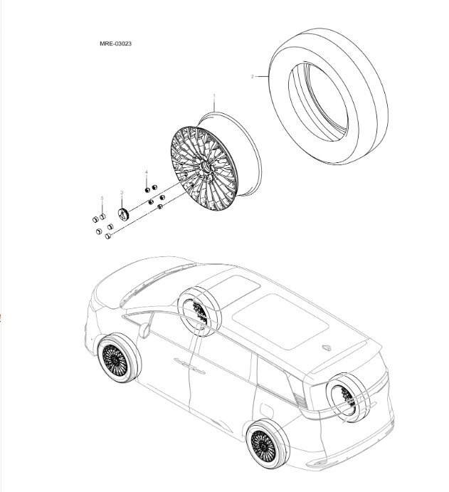 MREH-03023 Wheel System