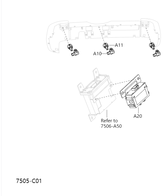 Sensors - Auxiliary Parking7505-1