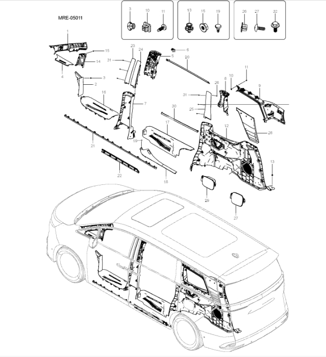 MREH-05011 Side Panel Interior and Exterior Decoration
