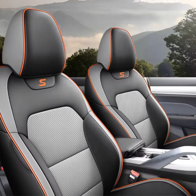 For Geely Coolray 2024 BinYue SX11 Full Surround Wear-resistant Leather All-season Universal Seat Cover Car Accessories