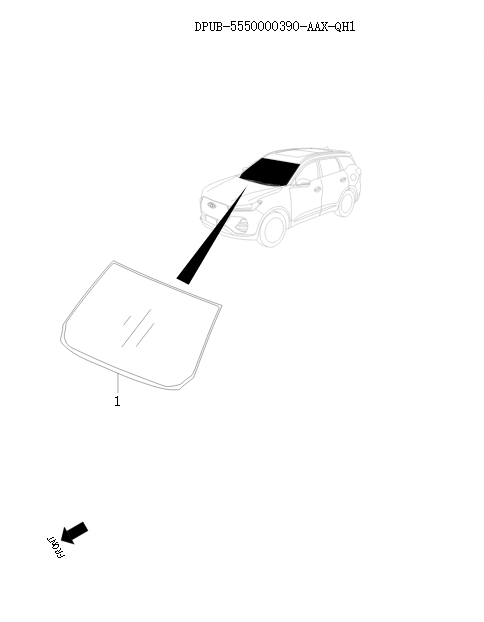 Front windshield    99