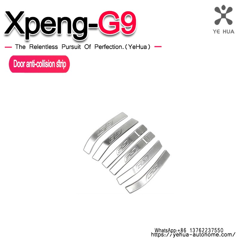 For Xpeng G6 2022-25 ABS Car Front And Rear Door Anti Collision Strips Door Scratch Protectors Automobiles Accessories