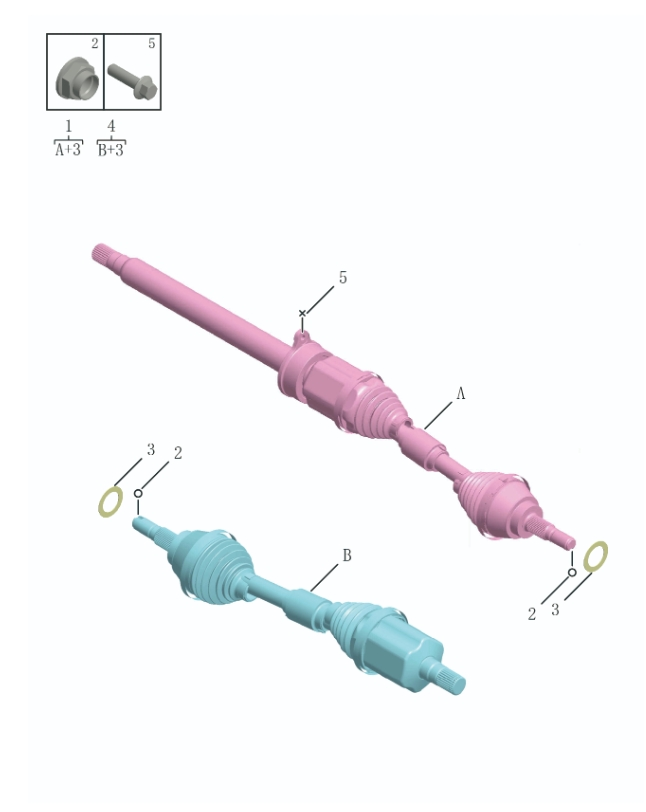 Constant speed drive shaft4082