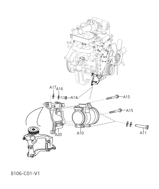 Heating and air conditioning - compressor8106-1