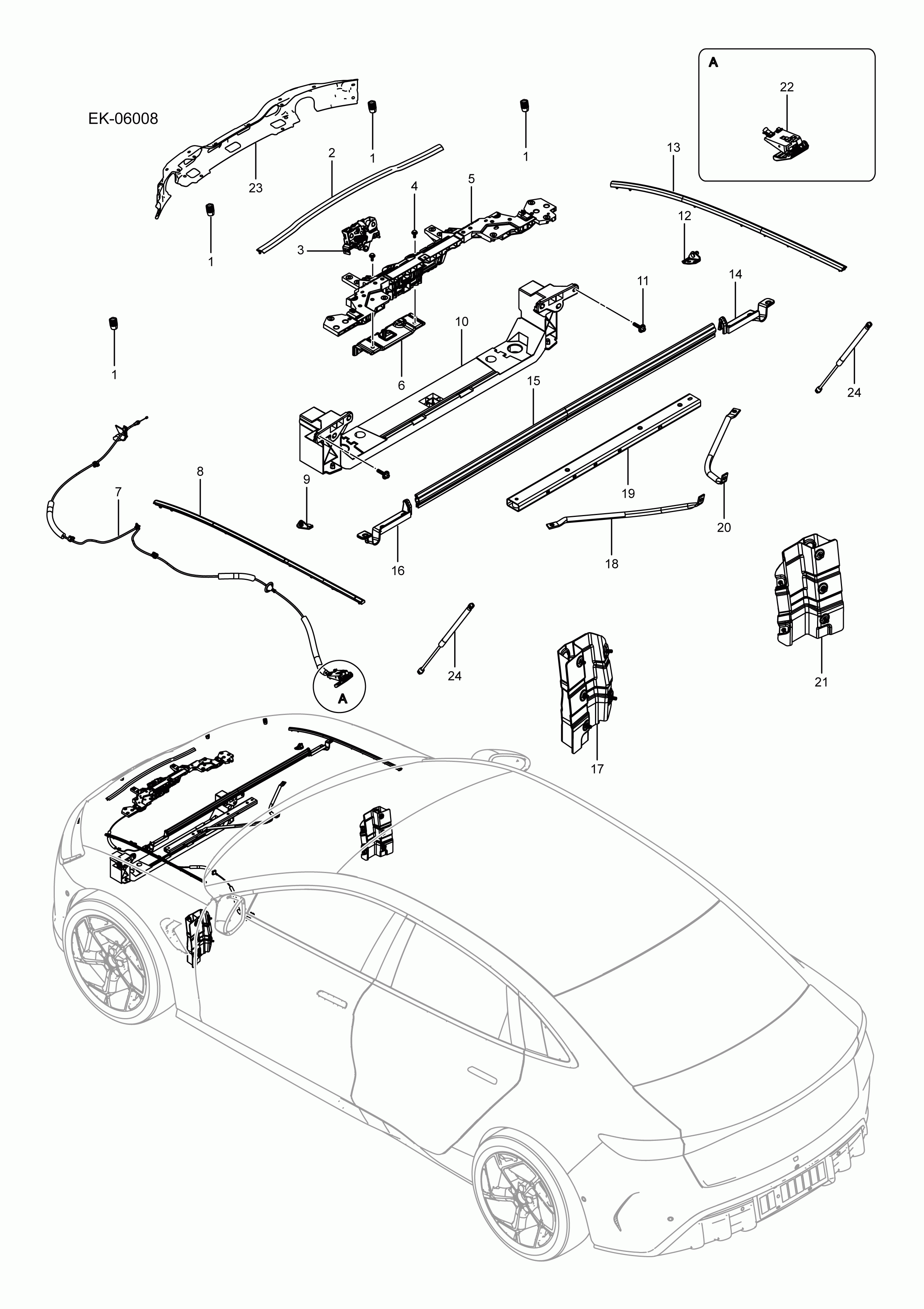 EK-06008 Front Cabin Accessories
