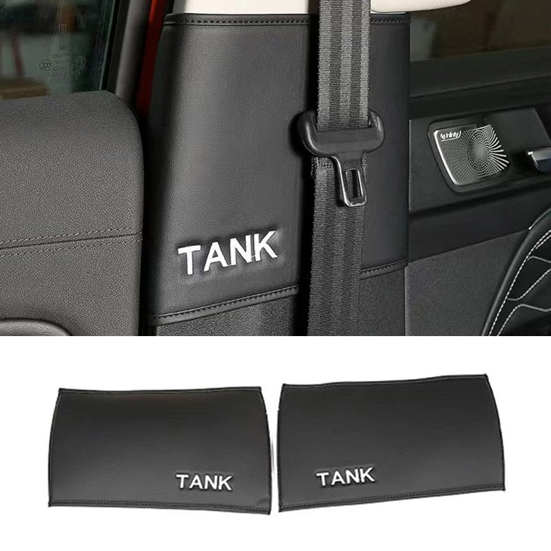 For Tank 300 Pillar Safety Belt Anti-collision Sticker Interior Modification B Pillar Protective Pad Decoration Accessories