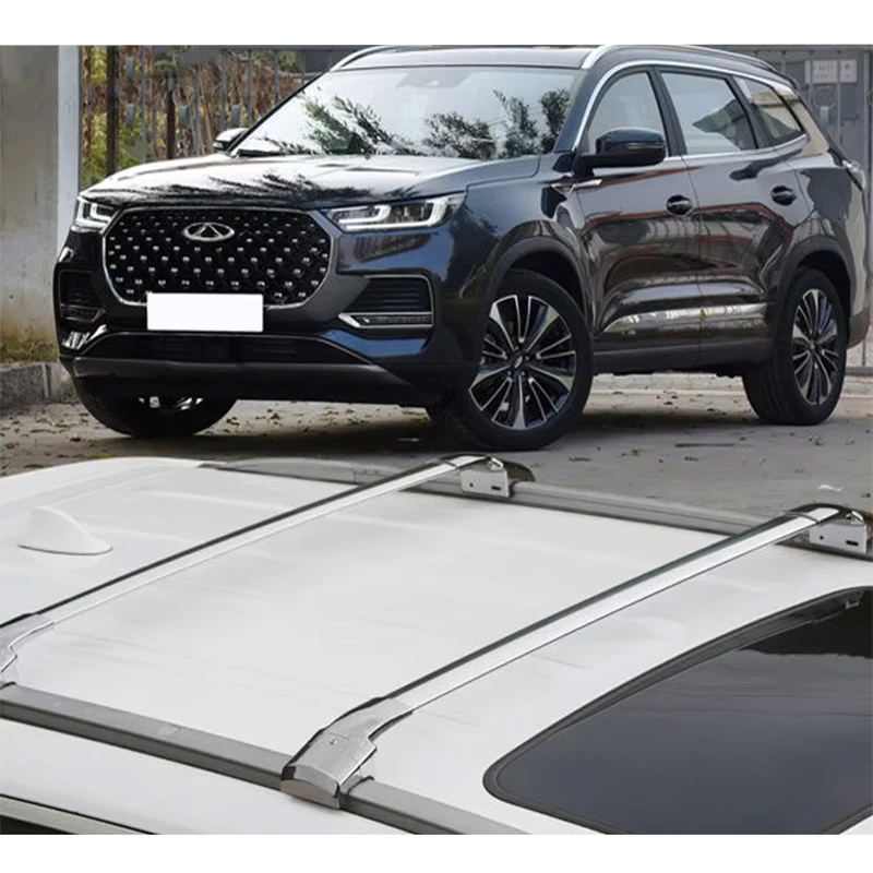 Chery Tiggo 8 Pro 2021 2023 Roof Rack Crossbar Luggage Rack Thicken Automobiles Parts Modified Products Accesorios Para Auto