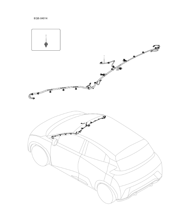 EQE-04014 roof harness