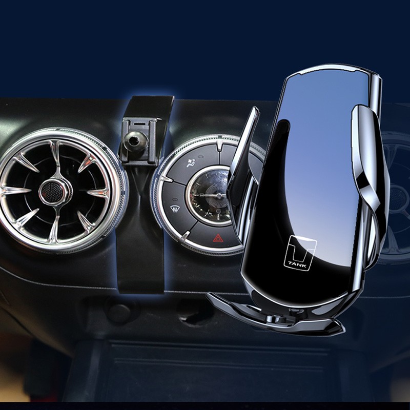 For Great Wall Tank 300 2022 2023 2024 Mobile Phone Car Holder Wireless Charging Mobile Phone Holder Refitted Interior Accessories