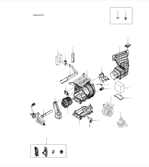 EQE-04019 air conditioning system