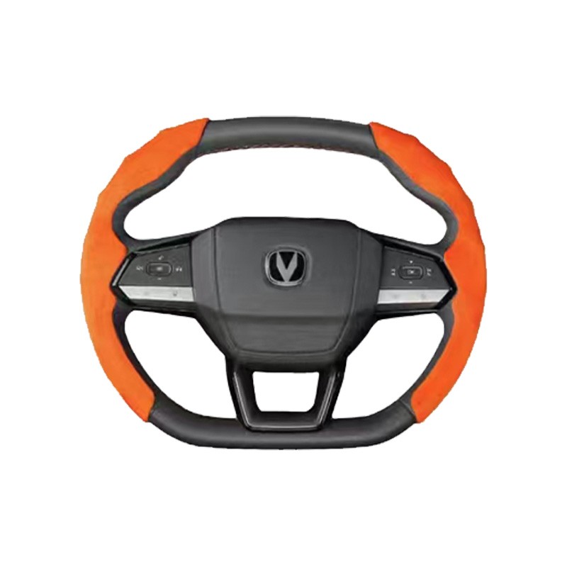 Changan UNI-V UNIV 2022 2023 Car Styling Breathable Non-Slip Leather Steering Wheel Cover Interior Modificated Accessories