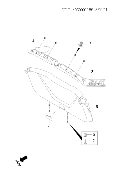 Rear window interior decoration   73