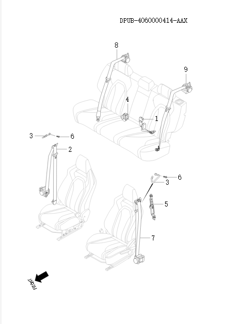 Seat belt system  85