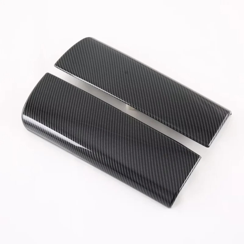 BYD HAN EV DM-i 2020-2024 Carbon Fiber Central Armrest Storage Box Panel Cover Trims Car Interior Garnish