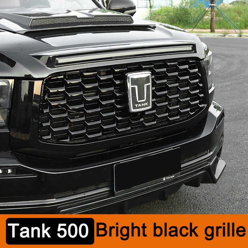 For Great Wall Tank 500 Grille Blackening Modification Parts Special Front Grille Appearance Decoration Accessories Supplies